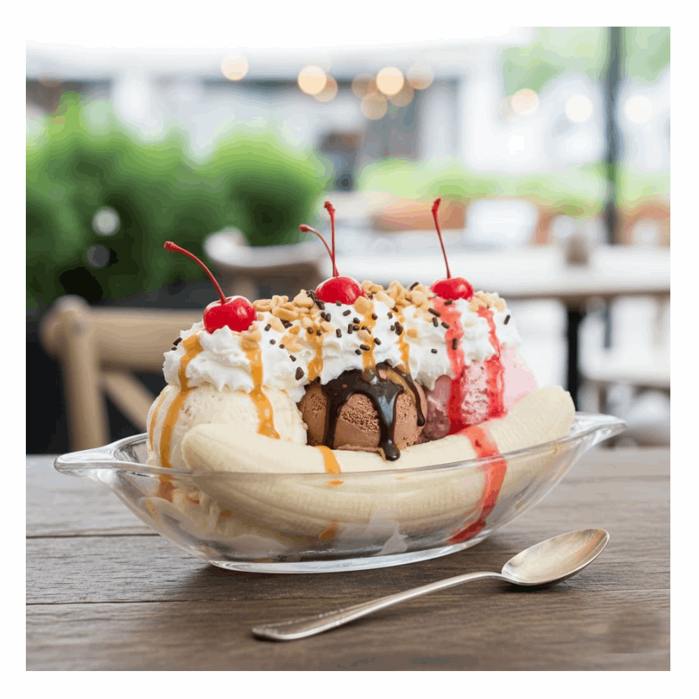 حلويات بنانا سبليت