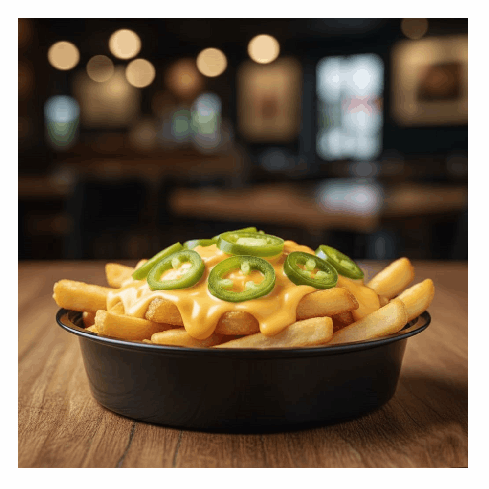 أطباق جانبية بطاطس بالجبنة والهالبينو