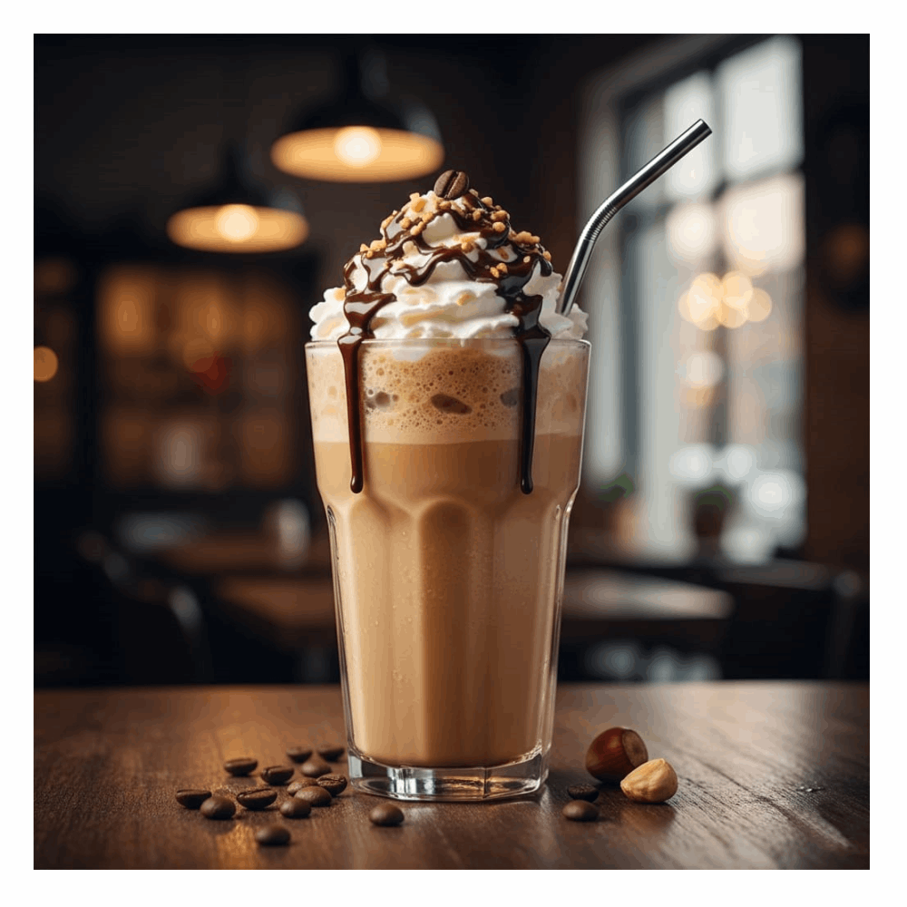 قهوة مثلجة فرابيه كراميل