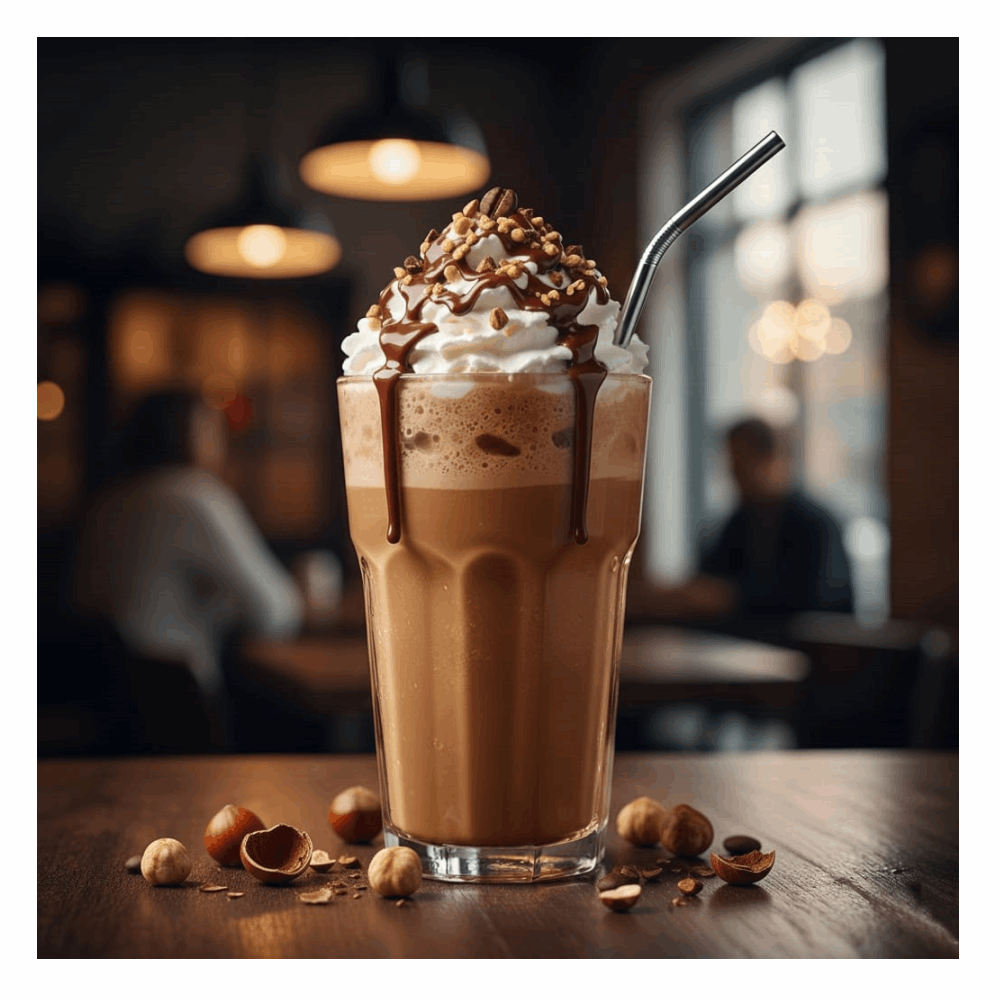 قهوة مثلجة فرابيه شوكولاته
