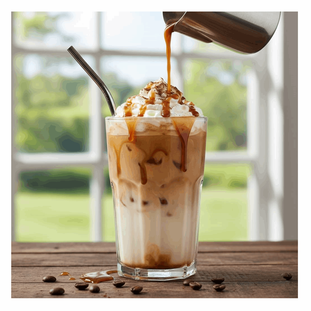 Iced Coffee Latte Caramel