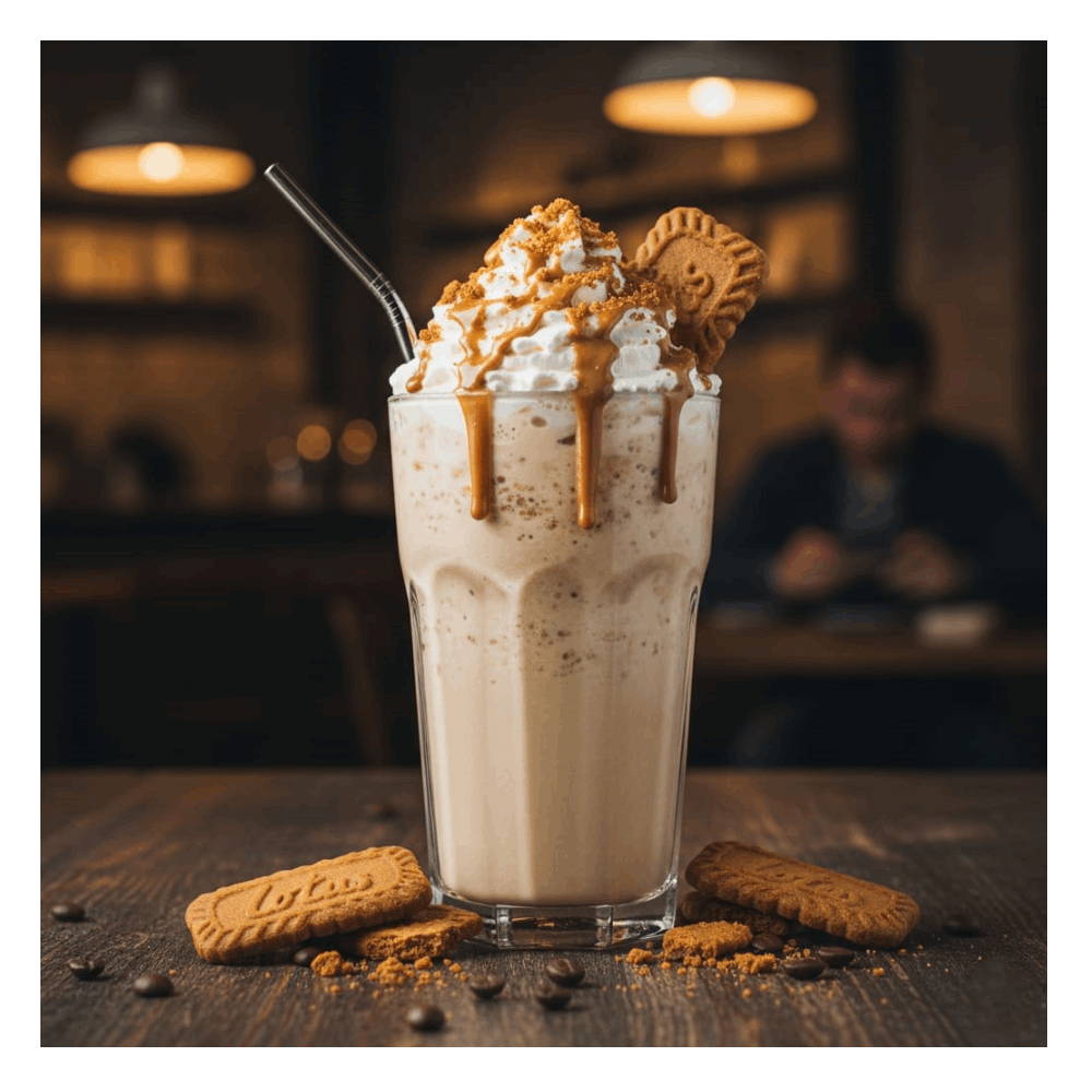 قهوة مثلجة لاتيه لوتس