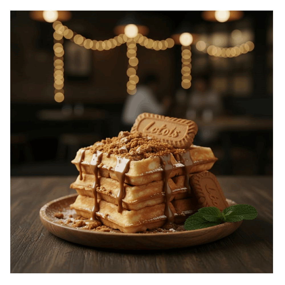 حلويات وافل لوتس