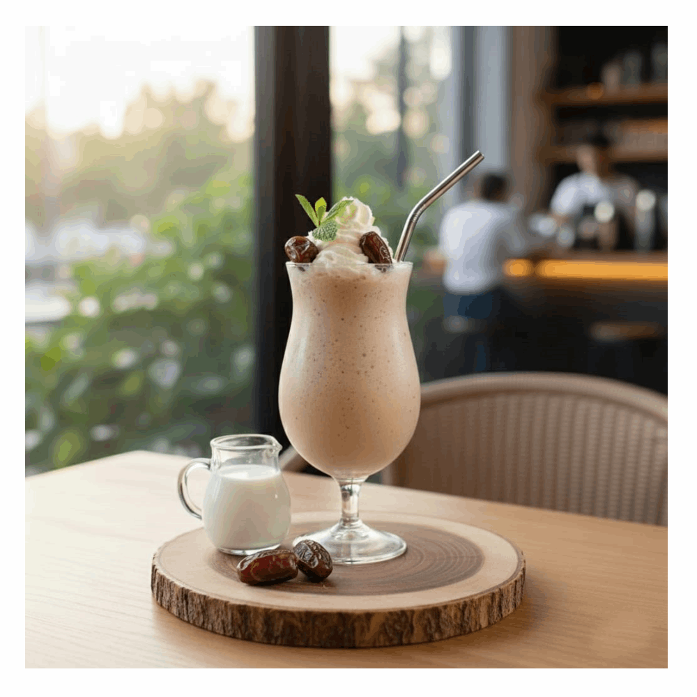 عصير كوكتيل طبيعي بلح لبن