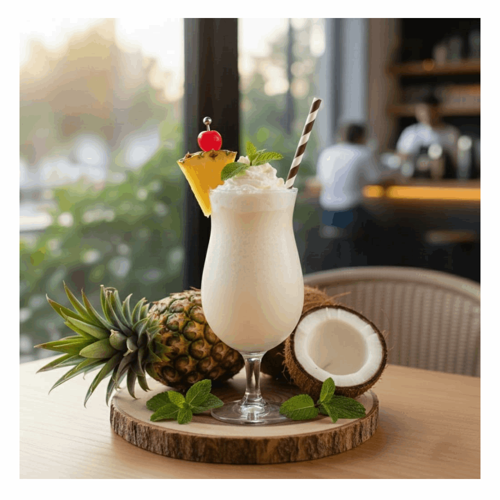 عصير كوكتيل طبيعي بينا كولادا