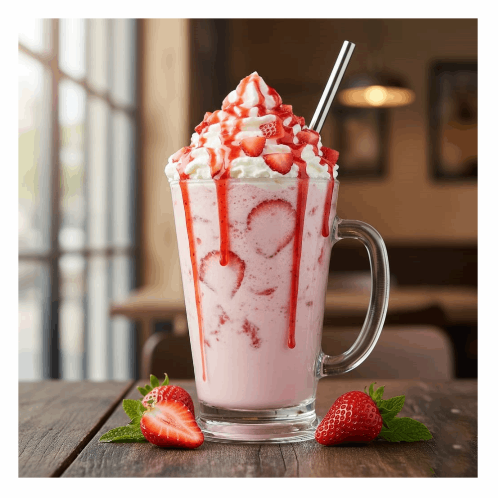 Ice Coffee Frappe Strawberry