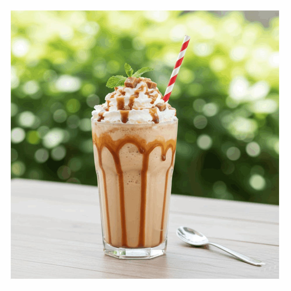 Iced Coffee Frappuccino Caramel