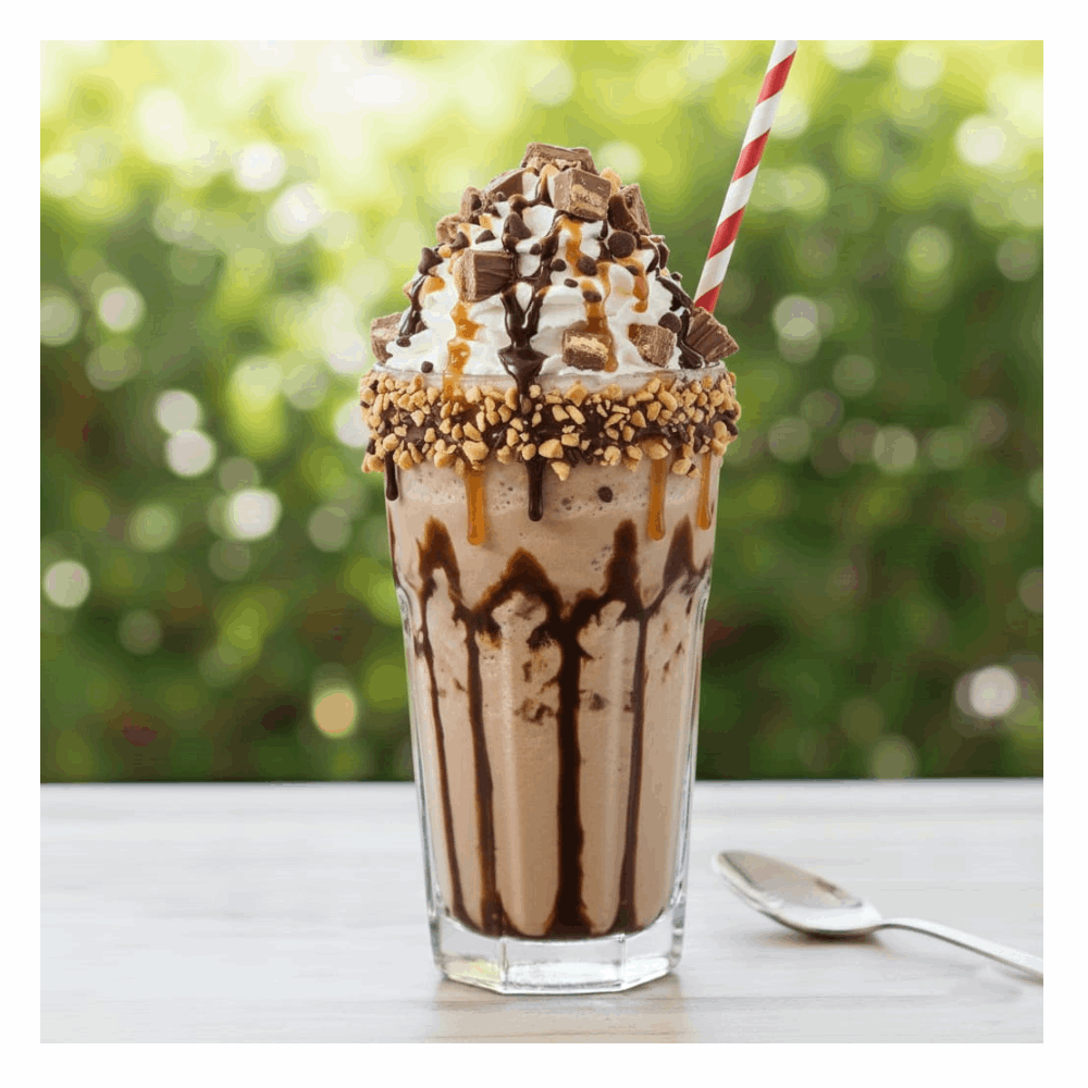 قهوة مثلجة فرابتشينو سنيكرز