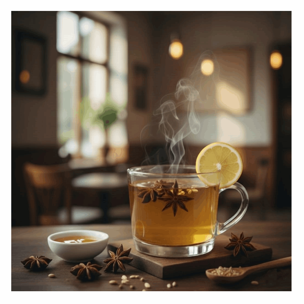 Hot Drinks Anise Lemon